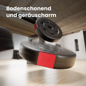 Hop-Sport Hantelscheiben Set 20 kg (2x10 kg) Kunststoff, Gewichtsplatten mit 31mm Lochdurchmesser, ideal für Standard 30mm Langhantelstangen, Robuste Gewichtsscheiben für Krafttraining