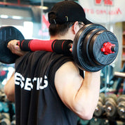 CCLIFE Hanteln Set 2er Kurzhanteln Langhanteln verstellbar 30 kg Hantelset professionell Dumbbell mit Verbindungsstahlrohr Gewichten